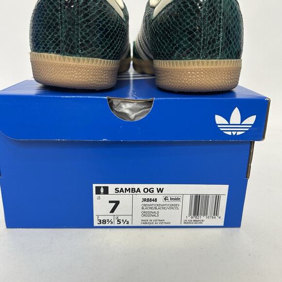 adidas Samba OG Snakeskin Pack - “Collegiate Green” JR8848 - Picture 5 of 6